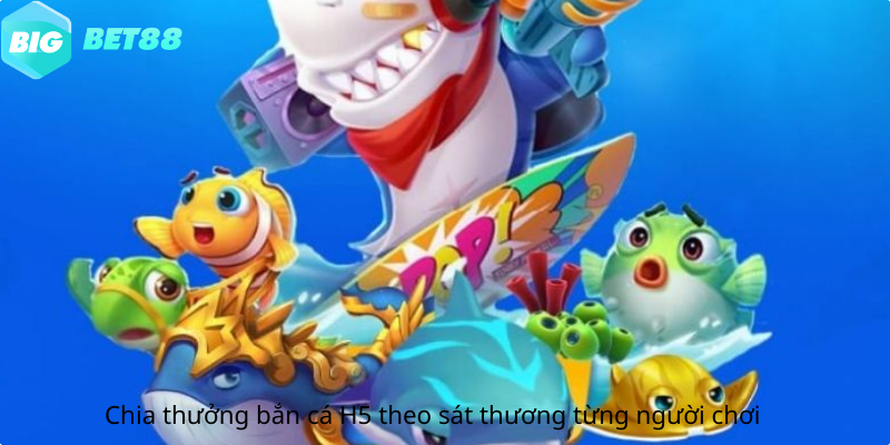 Chia thưởng bắn cá H5 theo sát thương từng người chơi