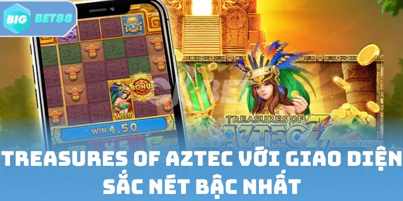 Treasures of Aztec với giao diện sắc nét bậc nhất