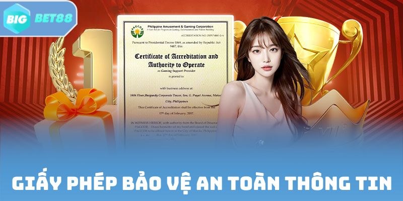 Giấy phép bảo vệ an toàn thông tin