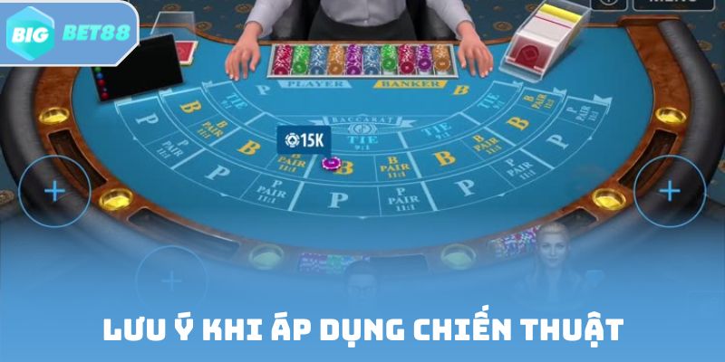 Lưu ý khi áp dụng chiến thuật