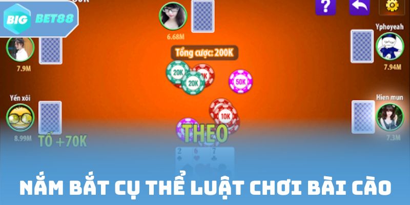 Nắm bắt cụ thể luật chơi bài cào