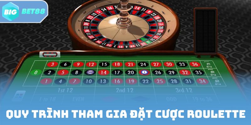Quy trình tham gia đặt cược Roulette